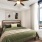 bedroom with bed and large window